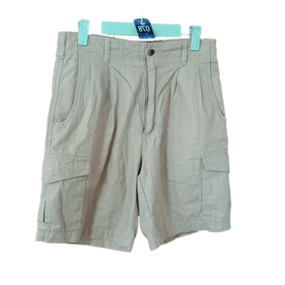 Vintage Zeppelin Linen Cargo Shorts size 30 men's